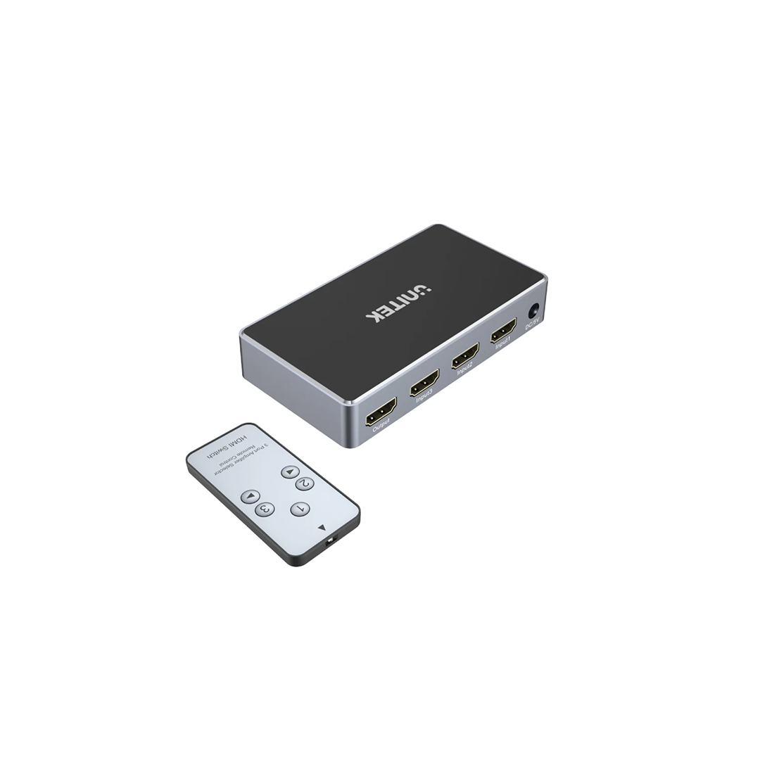 مفتاح Unitek V1111A HDMI 4K 3 في 1 مخرج مفتاح Unitek V1111A HDMI 4K 3 في 1 مخرج